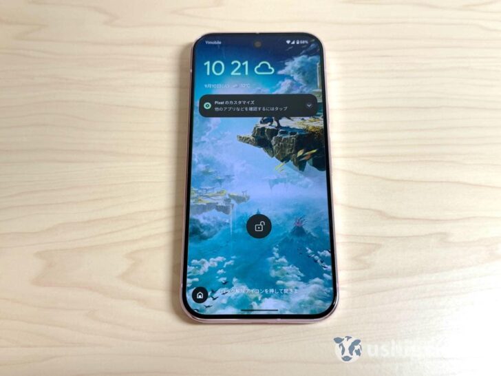 Simplismガラスフィルムを貼ったPixel 9 Pro